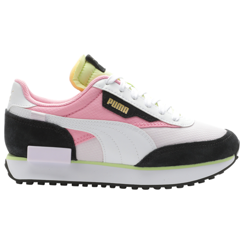 

Girls PUMA PUMA Future Rider - Girls' Grade School Shoe Lavender/White/Pink Size 07.0