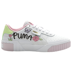 Girls' Grade School - PUMA Cali Bouquet - White/Pink/Green