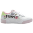 PUMA Cali Bouquet - Girls' Grade School White/Pink/Green