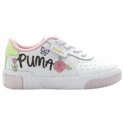 Girls' Toddler - PUMA Cali Bouquet - White/Pink/Green