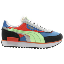 Boys' Grade School - PUMA Future Rider - Blue/Volt/Black