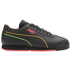 Men's - PUMA Roma Lava - Puma Black/Puma Black/Fiery Coral
