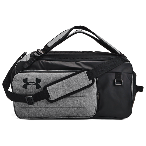 ADULT - Under Armour Contain Duo Med BP Duffel - Black/Castlerock White