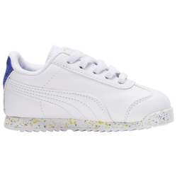 Boys' Toddler - PUMA Roma - White/Blue/Yellow