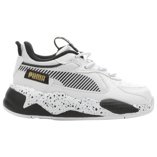 

PUMA Boys PUMA RS-X - Boys' Toddler Shoes Black/White/Gold Size 04.0