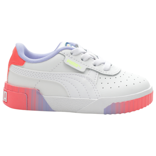 

Girls PUMA PUMA Cali - Girls' Toddler Shoe White/Red/Purple Size 08.0