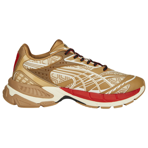 

PUMA Mens PUMA Velophasis Luxe Sport - Mens Running Shoes Gold/Red Size 10.0