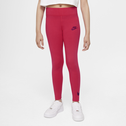 Girls' Grade School - Nike NSW Essential Leggings - Rush Pink/Orange