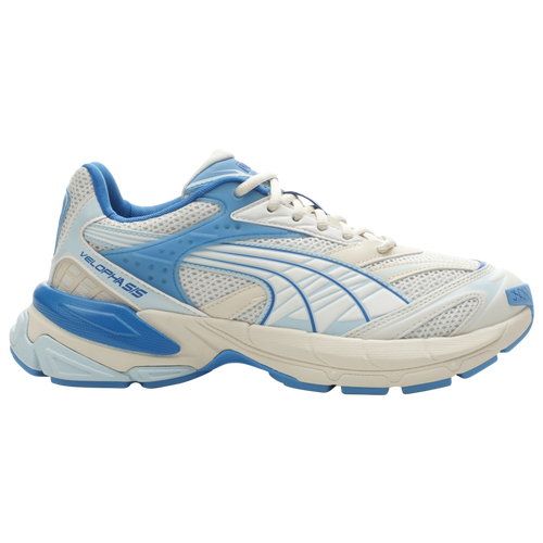 

PUMA Mens PUMA Velophasis Technisch - Mens Running Shoes Warm White/Blue Size 10.5