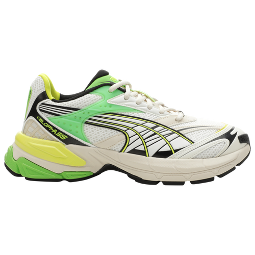 

PUMA Mens PUMA Velophasis Technisch - Mens Running Shoes Warm White/Yellow Burst/Parakeet Green Size 11.5