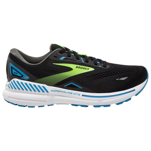 

Brooks Mens Brooks Adrenaline GTS 23 - Mens Shoes Black/Hawaiian Ocean/Green Size 10.0