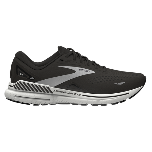 

Brooks Mens Brooks Adrenaline GTS 23 - Mens Shoes Black/White/Silver Size 12.0