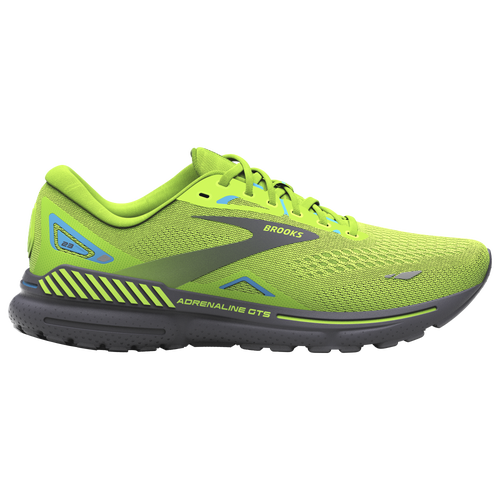 

Brooks Mens Brooks Adrenaline GTS 23 - Mens Running Shoes Green Gecko/Grey/Atomic Blue Size 8.0