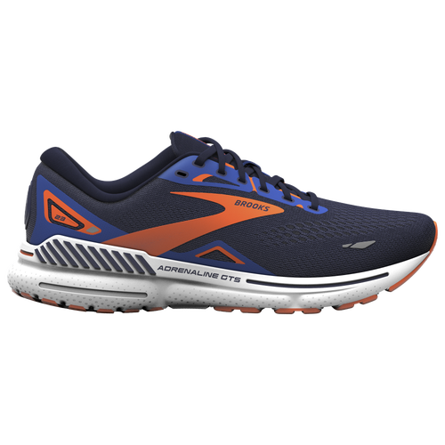 

Brooks Mens Brooks Adrenaline GTS 23 - Mens Running Shoes Peacoat/Orange/Surf The Web Size 9.5