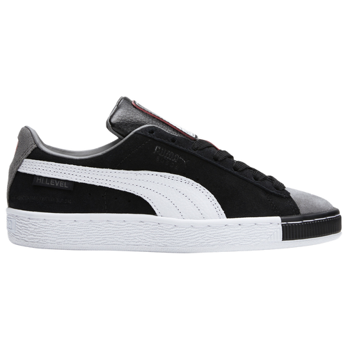 

PUMA Boys PUMA Suede - Boys' Grade School Basketball Shoes Black/White Size 07.0