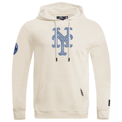 Men's - Pro Standard Mets Pullover Hoodie - Linen