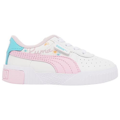 

Girls PUMA PUMA Cali Sketch - Girls' Toddler Shoe White/Pink Size 09.0