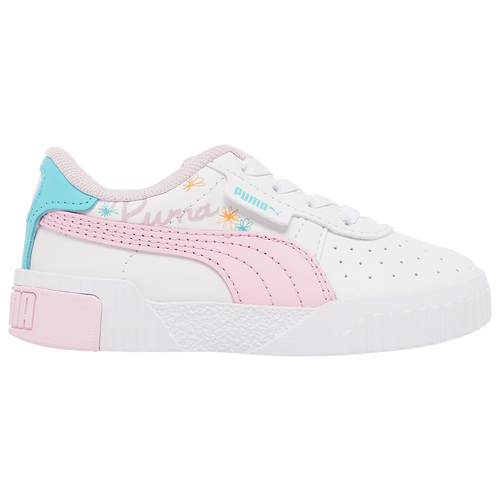 

Girls PUMA PUMA Cali Sketch - Girls' Toddler Shoe White/Pink Size 10.0