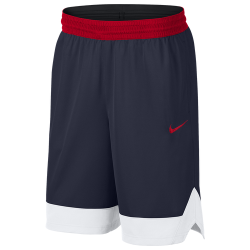 Nike Men's Dri-fit Icon Basketball Shorts In College Navy/white/university Red