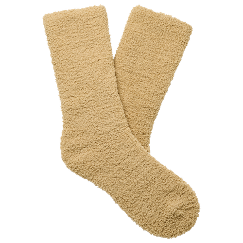 - UGG Fincher Ultimate Cozy Crew Socks - Tan/Muted Brass