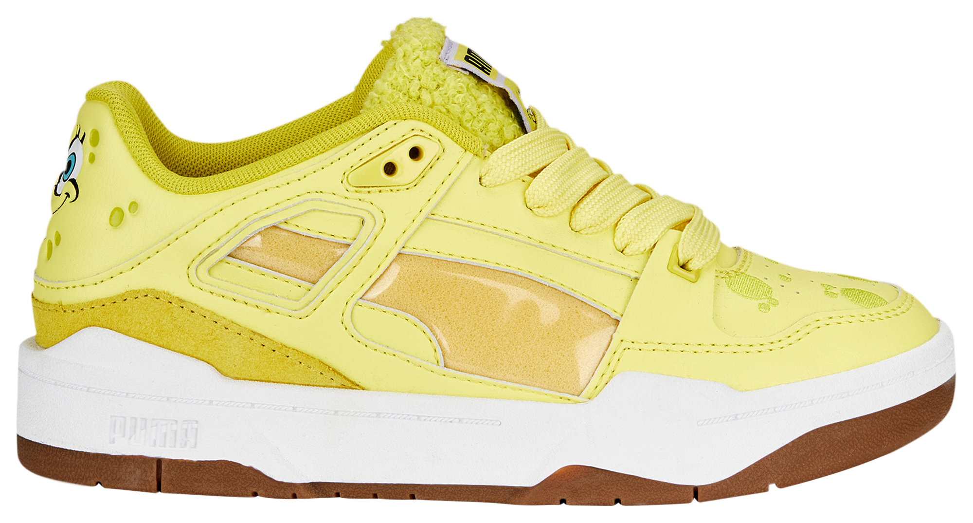 Puma SPONGEBOB - Zapatos de bebé - white black peach smoothie lemon  meringue/blanco 