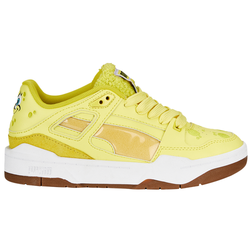 

Boys PUMA PUMA Slipstream Spongebob 2 - Boys' Grade School Basketball Shoe Yellow/White Size 06.0