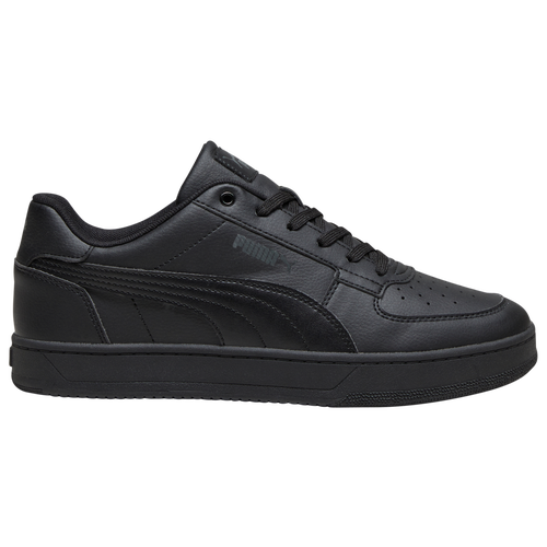 Black- Puma Gray Caven Leather Sneaker | Black-shadow ModeSens In