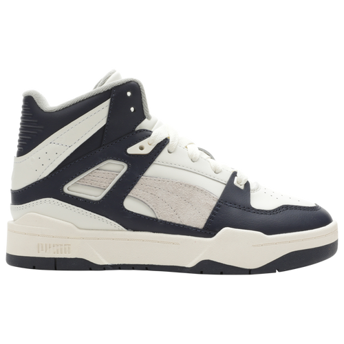 

PUMA Boys PUMA Slipstream Hi - Boys' Grade School Basketball Shoes White/Navy Size 07.0