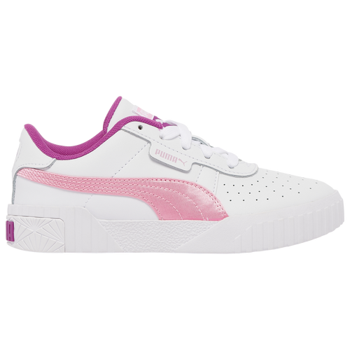 

PUMA Girls PUMA Cali - Girls' Preschool Shoes White/Prism Pink/Byzantium Size 13.5