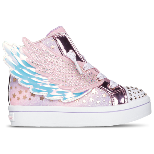 Girls Skechers Skechers Twinkle Toes Twi-Lites 2.0 - Girls' Toddler Shoe Pink/Multi Size 06.0
