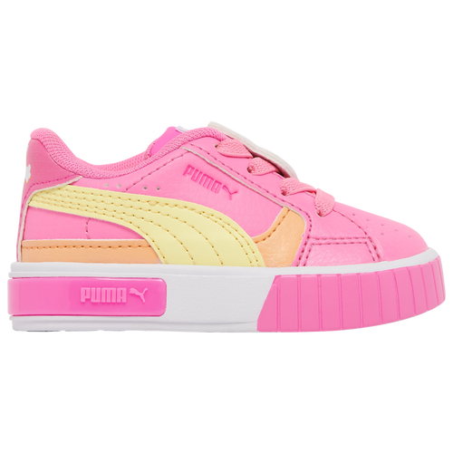 

Girls PUMA PUMA Cali Star AC x Cocomelon - Girls' Toddler Running Shoe Pink/Yellow Size 04.0