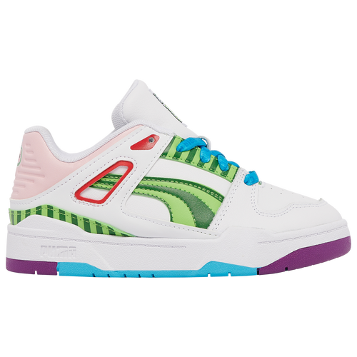 

PUMA Boys PUMA Slipstream AC x Cocomelon - Boys' Preschool Shoes White/Green Size 02.5