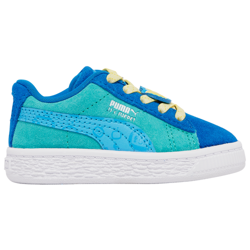 

PUMA Boys PUMA Suede AC x Cocomelon - Boys' Toddler Shoes Blue/Blue Size 06.0