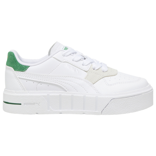 

PUMA Girls PUMA Cali Court Match - Girls' Preschool Shoes Puma White/Archive Green Size 12.0