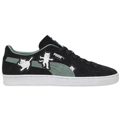 Men's - PUMA Suede RIPnDIP - Black/Eucalyptus