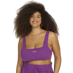 Women's - Melody Ehsani Fleece Bra  - Purple