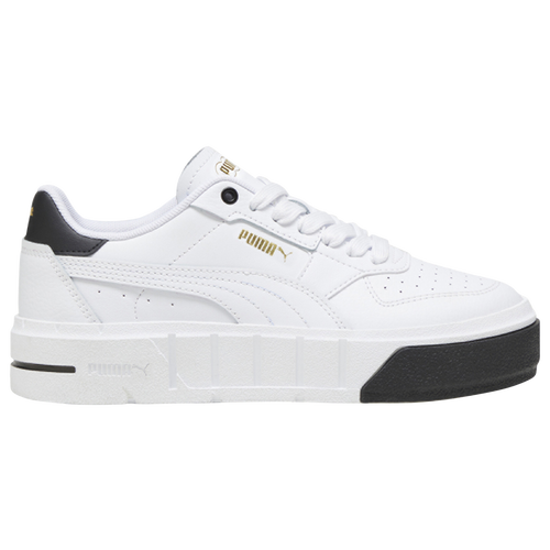 Puma Kids' Girls  Cali Court Leather In  White/ Black