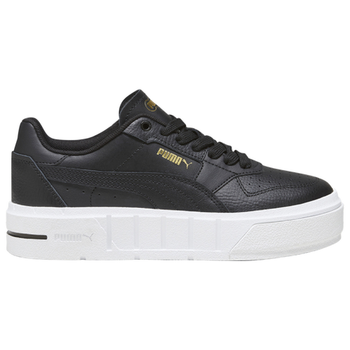 Puma Kids' Girls  Cali Court Leather In  Black/ White