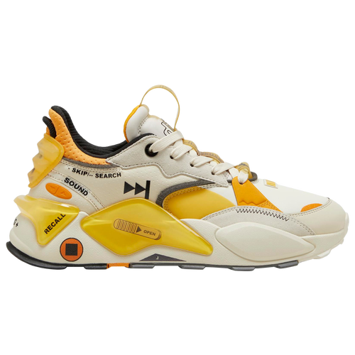 

PUMA Mens PUMA RS-XL Disc - Mens Running Shoes Yellow Sizzle/Alpine Snow/White Size 11.5