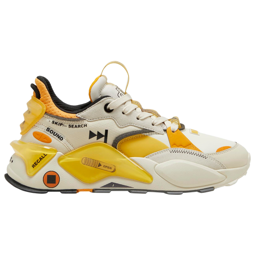Shop Puma Mens  Rs-xl Disc In Yellow Sizzle/alpine Snow/white