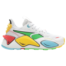 Boys' Grade School - PUMA RS-XL Comic Brights - Puma White/Puma Green/Pele Yellow