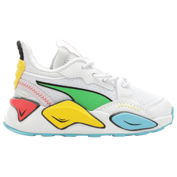 Boys' Toddler - PUMA RS-XL Comic Brights AC - Puma White/Puma Green/Pele Yellow