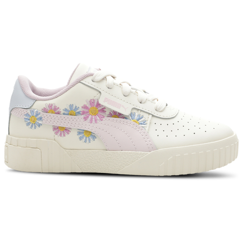 

Girls Preschool PUMA PUMA Cali Embroidered - Girls' Preschool Shoe Eggnog/Galaxy Pink/Arctic Ice Size 02.5