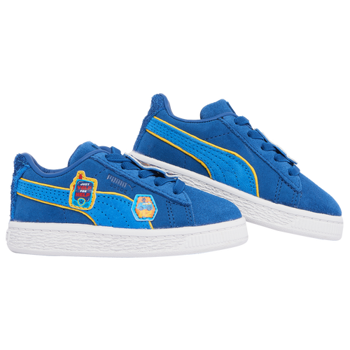 

PUMA Girls PUMA Suede Paw Patrol Chase AC - Girls' Toddler Running Shoes Clyde Royal/Racing Blue/Pele Yellow Size 4.0