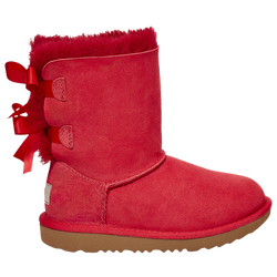 Girls' Grade School - UGG Bailey Bow II - Ribbon Red/Ribbon Red/Ribbon Red