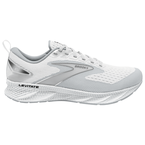

Brooks Levitate 6 - Mens Bright White/Oyster Mushroom Size 10.5
