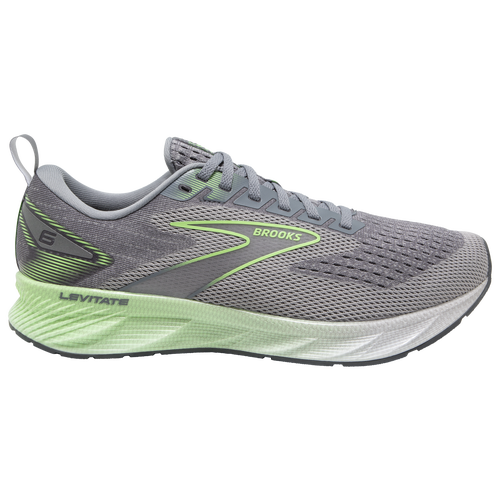 

Brooks Mens Brooks Levitate 6 - Mens Shoes Primer Grey/Neon Green Size 08.0