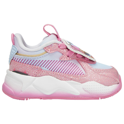 

Girls PUMA PUMA RS X LOL Surprise - Girls' Toddler Shoe Silver Sky/Strawberry Burst Size 10.0