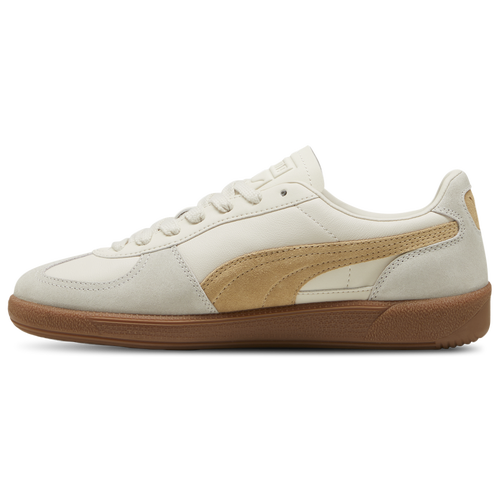 Puma Palermo Leather Sneakers, Alpine Snow/Desert Dust/Gum, 11.5