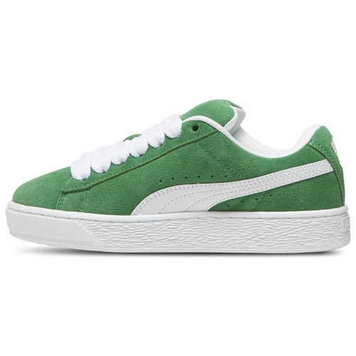 Puma Suede XL Big Kids Sneakers Archive Green White 4.5